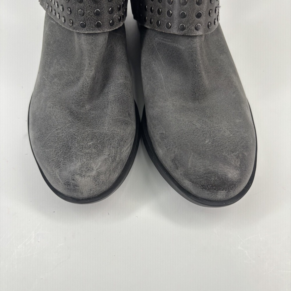 Sorel Lolla II Women's US 7 Quarry Grey Waterproof Leather Studded Ankle Boots - Picture 2 of 16